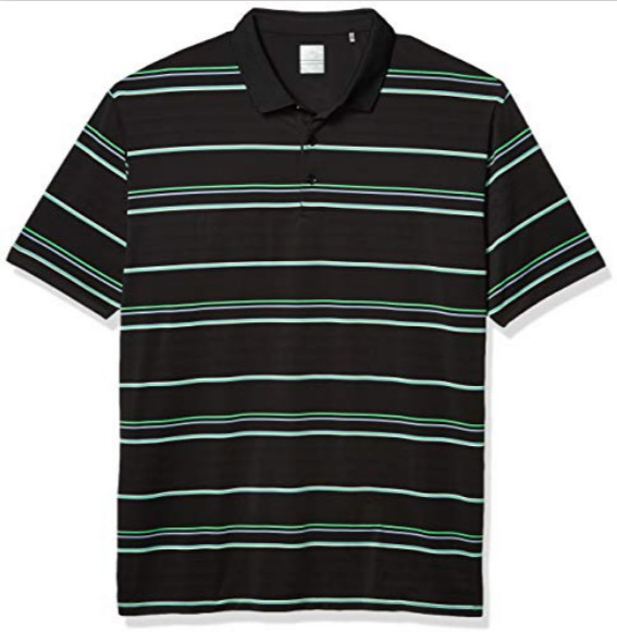 78 Callaway Textured Short Sleeve Golf Polo Shirt Black Medium 4390₽