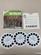 Vintage View-Master 3-Reel Set Ice Follies Shipstads  Johnson Complete EUC A768