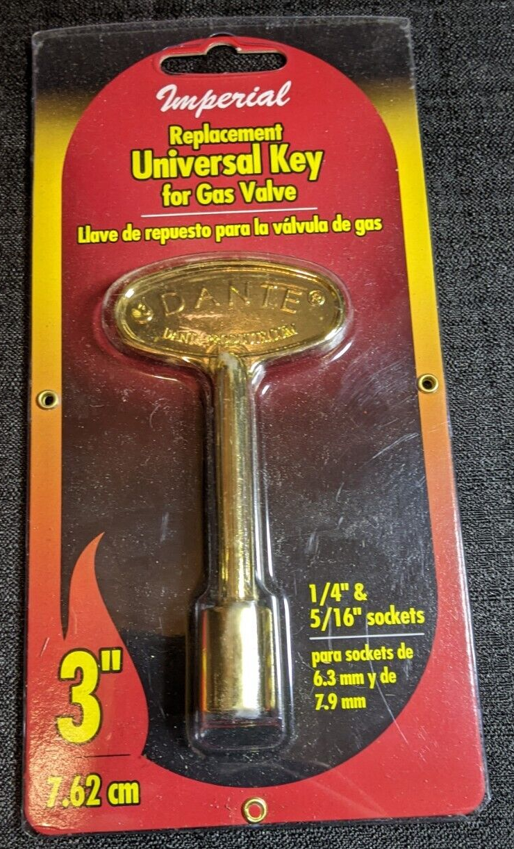 IMPERIAL Vent-free Gas Log Gas Valve Key | eBay