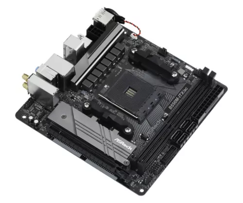 ASRock B550M-ITX/ac Motherboard AMD B550 AM4 DDR4 M.2 Ryzen Mini-ITX DP USB 3.2