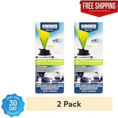 (Pack of 2) Simoniz Car Bomb Fogger Car Air Freshener, Fresh 1.5 oz NEW