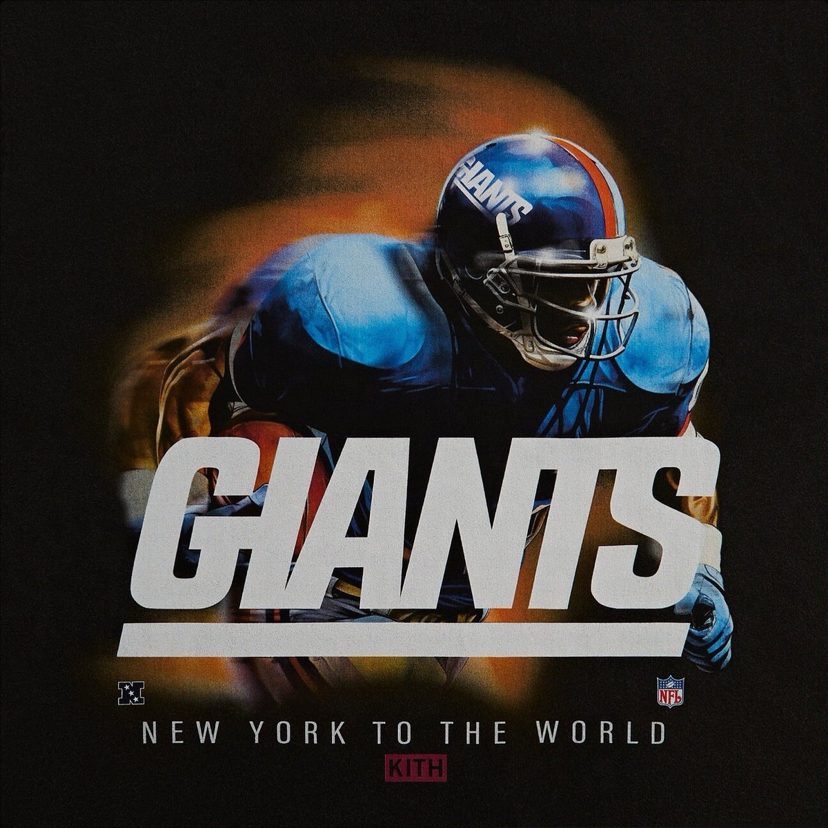 Kith '47 for the NFL Giants Vintage Long Sleeve Tee Men's Size XL