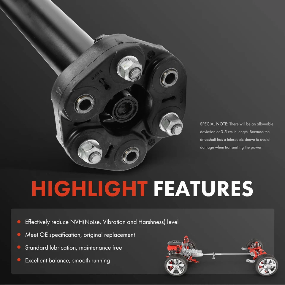 Conjunto de eje de transmisión trasero para Mercedes-Benz GL320 GL350 GL450 GL550 Foto 4 de 4