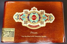 Ashton Symmetry Solid Wood Empty Cigar Box, No Cigars