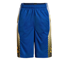 Under Armour Boys Space The Floor Shorts, Royal 400 /Taxi, Youth Small