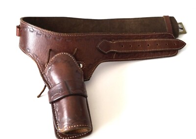 Vintage Western Gürtel Handarbeit Echtleder Sammlerstücke 1985-1990 Dreharbeiten