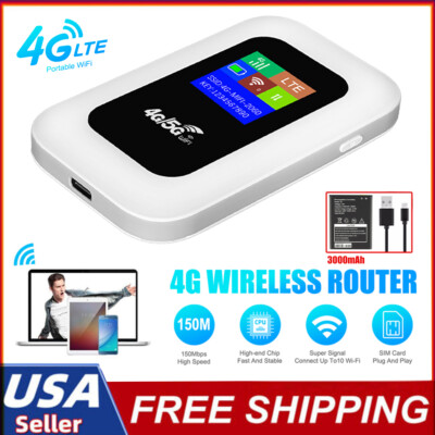 #ad UNLOCKED Mobile Wifi 5G 4G SMART WIFI BOX Portable Modem Wifi Hotspot B1 B3 B5 $19.79