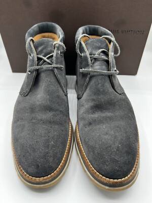Louis Vuitton blue suede lace up ankle boots- LV Remix Ankle Boot - Men - Shoes | LOUIS VUITTON ® main image 4
