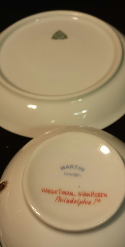 Tazza da tè e piattino Depose Limoges France molto carino - Foto 3 di 4