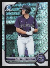 2022 Bowman #BCP-43 Robby Martin Jr. Chrome Prospects Mojo