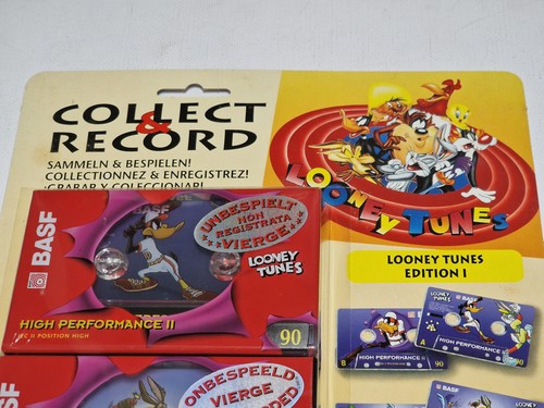 BASF LOONEY TUNES HIGH PERORMANCE II 90 Blank Audio Cassette Tape ( Sealed) - Picture 2 of 6