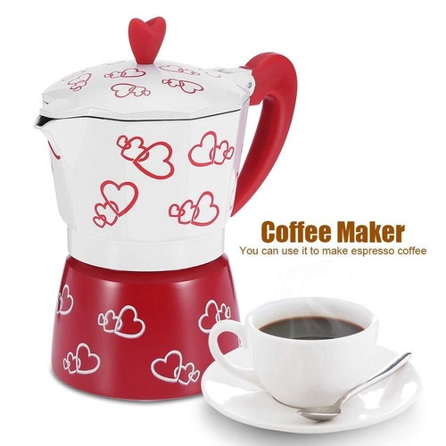 Coffee Maker Aluminum Alloy Mocha Coffee Pot Stove Coffee Maker Percolator Ca... - Picture 2 of 8