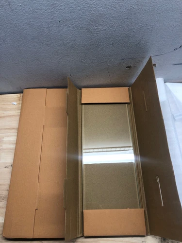 Signature Hardware 296466 Ceeley 17" Two-Tier Glass Bathroom Shelf - Chrome - Picture 2 of 2