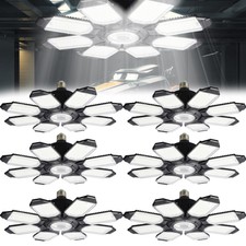 100000LM LED Deformable LED Garage Light Bright Shop Ceiling Lights Fixture Bulb