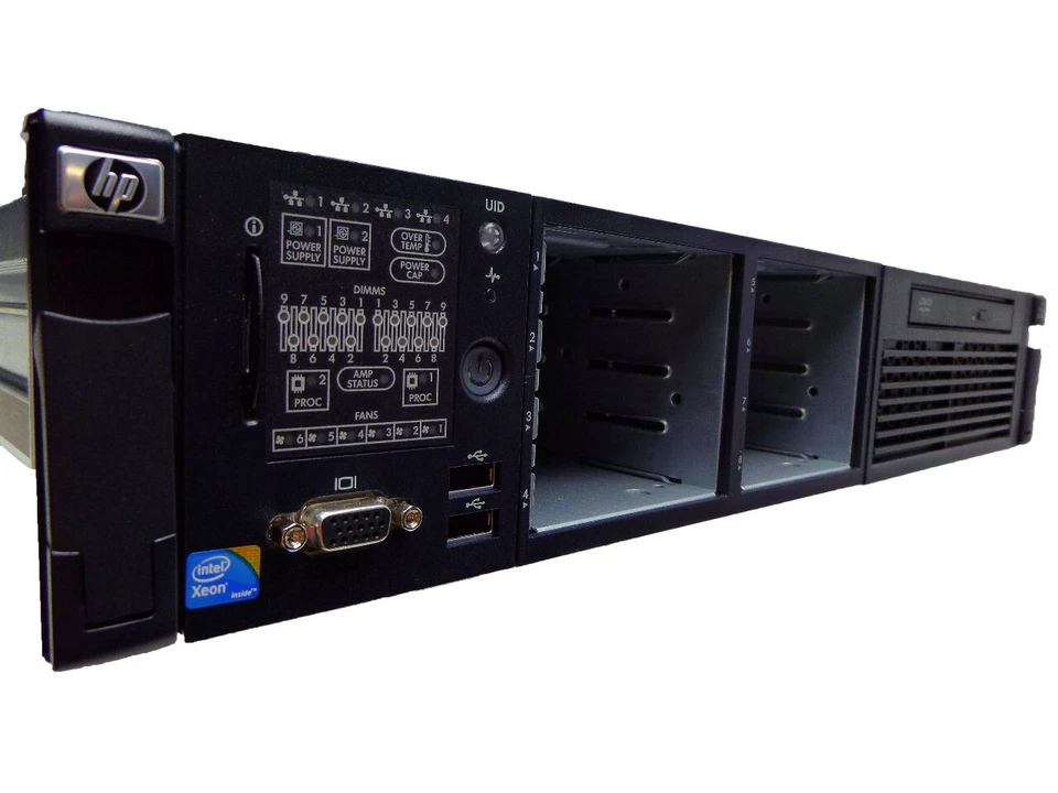 HP Proliant DL380 G6 HP 494329-B21 XENON Quad Core 2.4GHz, 500209-061 Memory 6GB - Image 2 of 4
