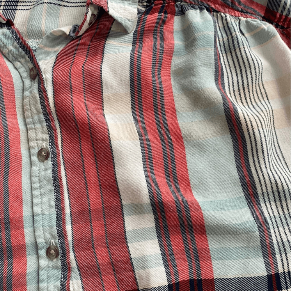 Universal Thread Plaid Camp Button Shirt Medium - image 4