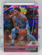 2020-21 Panini Prizm Draft Picks Pink Cracked Ice Markus Howard #40