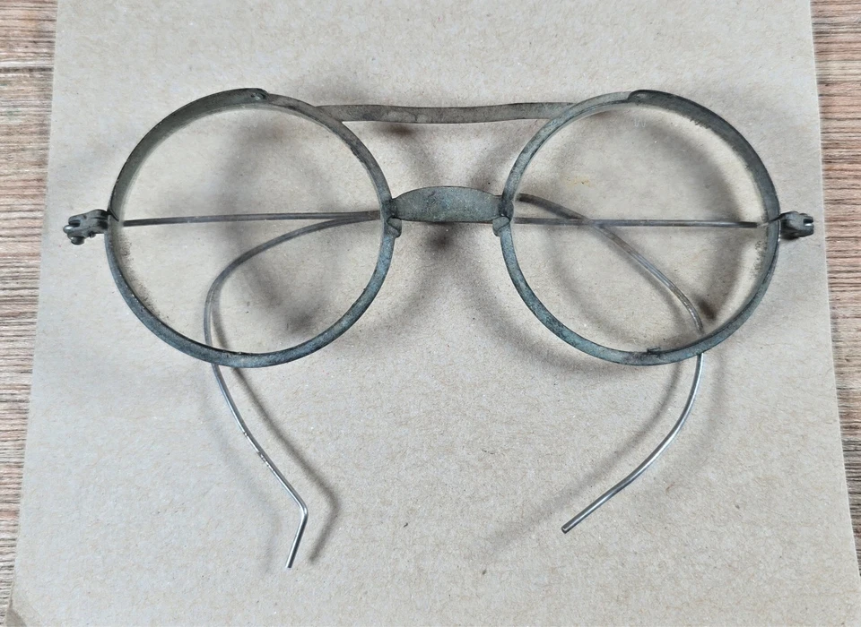 Gafas de seguridad industriales Willson antiguas años 20 Steampunk, cosplay, vintage Foto 3 de 4