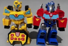 Bumble Bee w/Controller & Optimus Prime w/o, RC Roll Walk Light & Sound 12” Tall