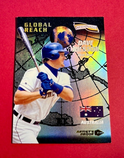 1996 Pinnacle Aficionado Artists Proof #155 Dave Nilsson - Australian Legend