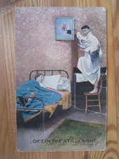 Bamforth postcard "Oft in the stilly night" (Posted)