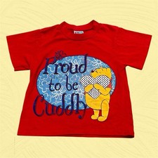 Vintage 90s Disney Winnie The Pooh Toddler Shirt Size 4T Short Sleeve