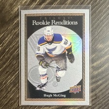 Upper Deck Trilogy Rookie Renditions Hugh McGing #RR-39 Blues 2023-24