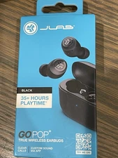 JLab GO Air POP True Wireless In Ear Headphones Black NEW US Seller!