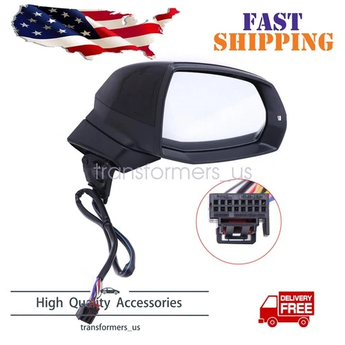 For Audi Q5 W/Assist 2018-2023 80B 857 410 C 15Wires Passenger Side Power Mirror
