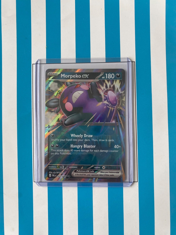 Pokemon Morpeko EX 055/084 Pitch Black Double Rare Holo TCG Card