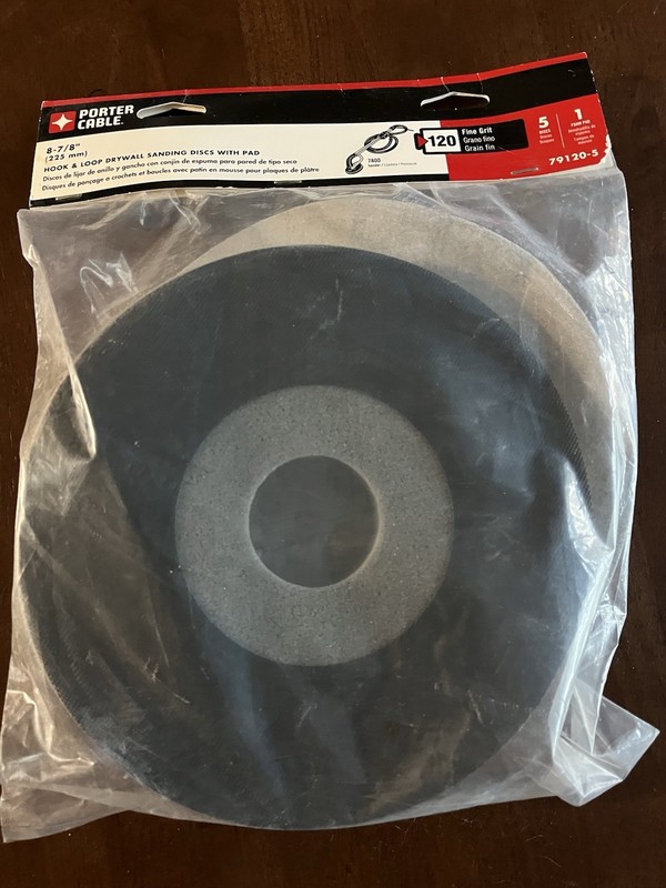 Porter Cable 79120-5 Hook & Loop Drywall Pad 120 Grit OB*