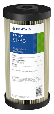 Pentair  S1-BB Big Blue Sediment Water Filter, 10-Inch, Whole House Heavy Duty P