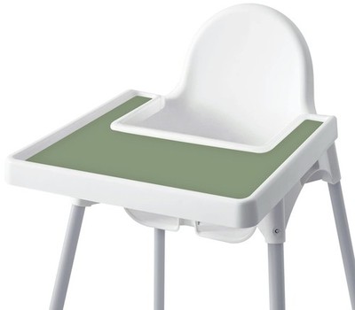 High Chair Placemat for IKEA Antilop Baby High Chair, Silicone Placemats, Hig...