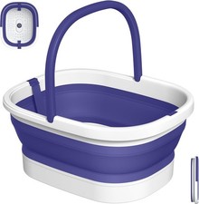 Collapsible Foot Bath Foot Soaking Tub with Handle, Foot Spa Bath Massager