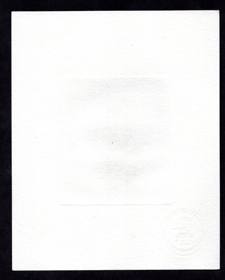 FRANCE MALI 1983 PRES. JOHN F. KENNEDY SCOTT #468 LARGE SUNKEN DIE PROOF SIGNED - Image 2 of 2