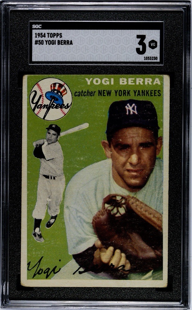 1954 Topps - Yogi Berra #50 SGC 3