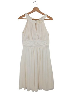 JAKE*S Cocktailkleid Damen Kleid Gr. DE 36 wollweiß Elegant