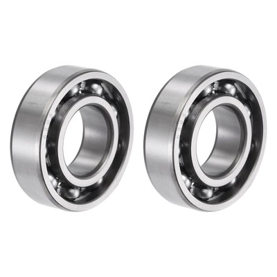 2pcs 6205 Deep Groove Ball Bearings 12x32x15mm CN Open Type Chrome Steel