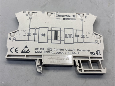 WEIDMULLER MCZ CCC Current/Signal Converter 0...20mA,