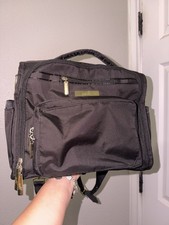 Jujube BFF Queen of the Nile Diaper Bag Black With Gold Mate Hardware