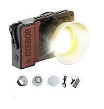COLBOR W100 Video Light 100W 2700K-6500K Bi-Color Continuous Output Lighting ...