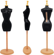Doll Dress Form Mannequin Dress Form Torso Stand with Base Stand for Apparel De