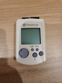 Sega Dreamcast Console Bundle HKT-3020 OEM Controller VMU Cables Tested Working