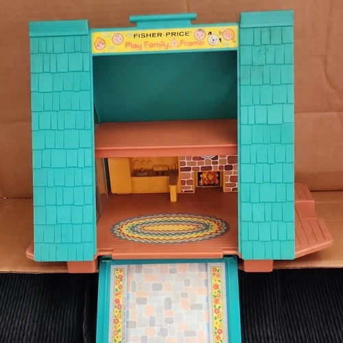 Fisher-Price Play Family A Frame House Vintage 1970s Toy
