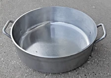 VTG Wear Ever 24 Qt Pot Heavy Duty Round Braising Pan Aluminum 18" Dia 4098 USA