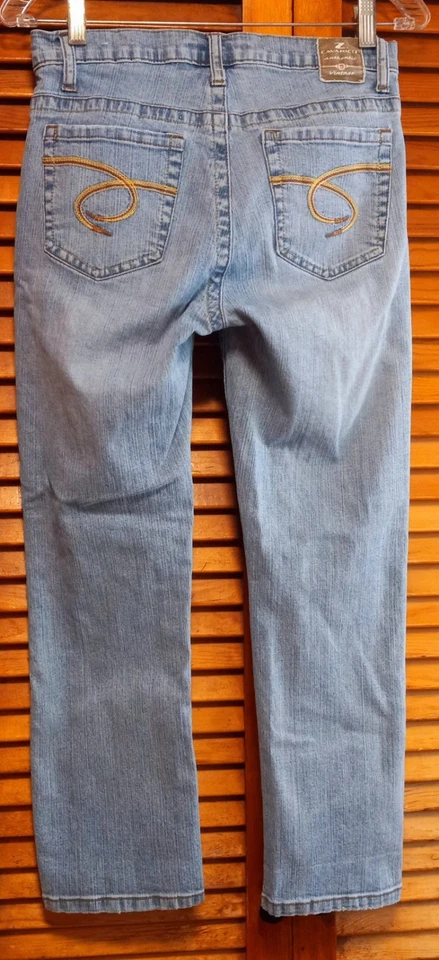 Z Cavaricci 正品复古女式浅水洗蓝色牛仔裤 4 码 — 第 2/4 张图片