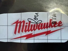 milwaukee sticker for tools, car, vehicle, toolbox, tackle box, fishing, diy