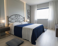 Testata Matrimoniale Gentjana Ferro Battuto Design Moderno Aessegi Italy