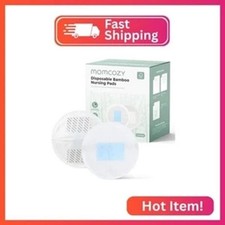 Momcozy Bamboo Disposable 120 Nursing Pads Advanced Blue Core Ultra-Absorbent