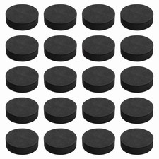 32Pcs Speaker Isolation Pads, 55mmx16mm Black Round EVA Acoustic Foam Pads Feet